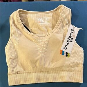 Smartwool Cream Sports Bra